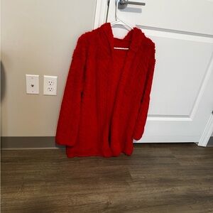 Vibrant Red Women's Cardigan